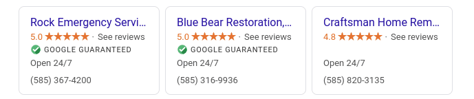 google guaranteed example